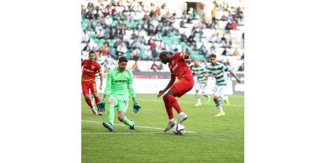 Kayserispor beşinci mağlubiyetini aldı
