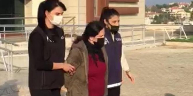 Terör örgütü üyeliği suçundan hapis cezası bulunan kadın yakalandı
