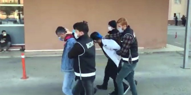 Araçları satma vaadiyle dolandırıcılık yapan 10 kişiye gözaltı