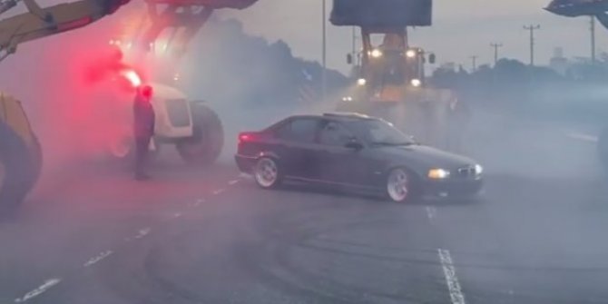 Kepçelerin arasında drift yapmak pahalıya patladı