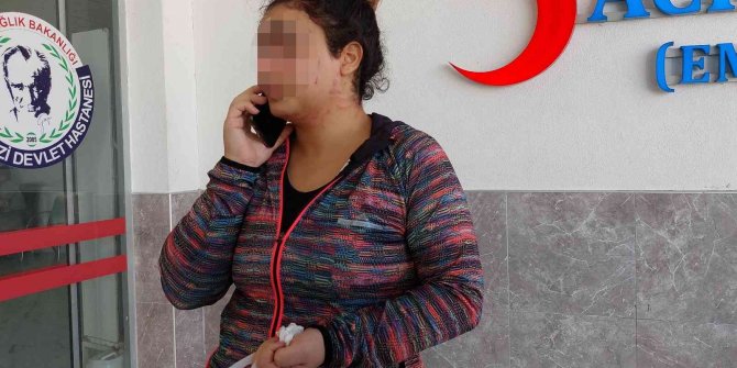 Tartıştığı karısını falçatayla yaraladı