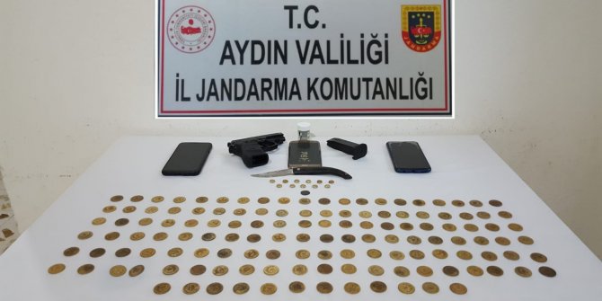 Roma ve Osmanlı dönemine ait 144 sikke ele geçirildi