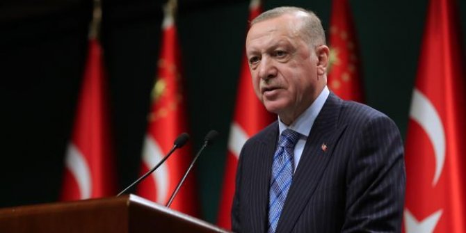 Cumhurbaşkanı Erdoğan'dan şehit ailesine taziye mesajı