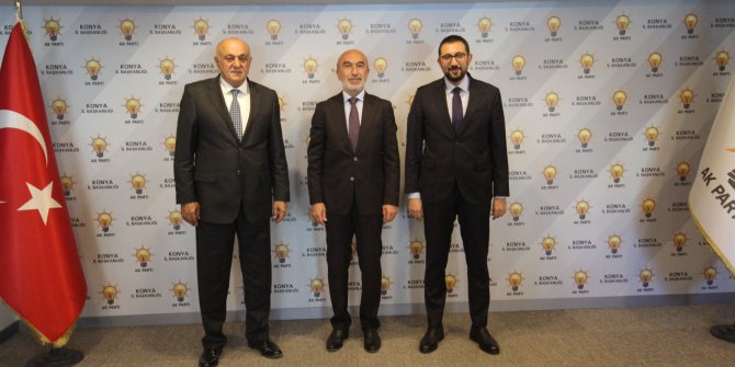 PANKOBİRLİK Başkanı Erkoyuncu’dan AK Parti Konya İl Başkanı Hasan Angı’ya ziyaret