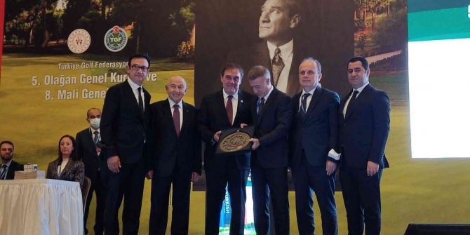 TFF Başkanı Özdemir, Golf Federasyonu Başkanı seçilen Demirören’i tebrik etti