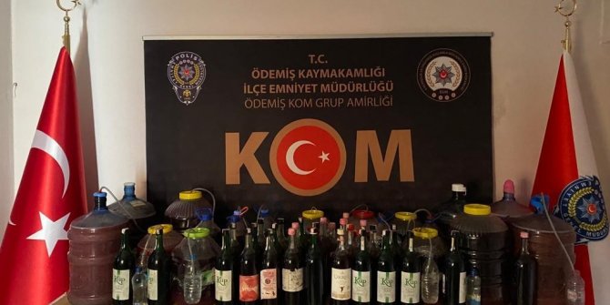 İzmir’de sahte içki operasyonu: 2 şüpheliye işlem