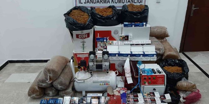 Elazığ’da 60 bin lira değerinde kaçak tütün ürünleri ele geçirildi