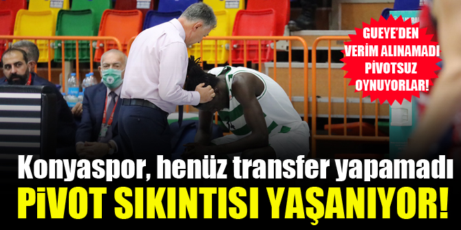 Konyaspor’da pivot sıkıntısı yaşanıyor!