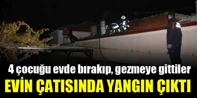Konya’da baca yangını
