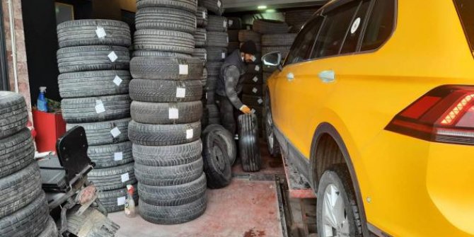 Kış lastiği hazırlıkları başladı