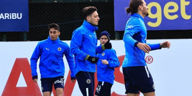 Fenerbahçe'de Mesut Özil, sevinci