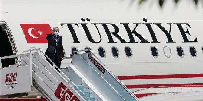 Erdogan décolle pour le Turkménistan