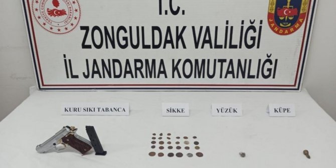 Zonguldak’ta tarihi eser operasyonu: 1 gözaltı