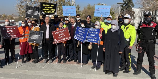 Konya'da engelliler trafikte sorun yaşamayacak