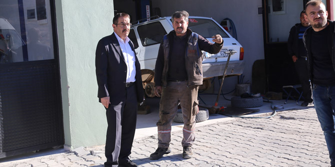 Hadim Belediye Başkanı Hadimioğlu, sanayi esnafını ziyaret etti