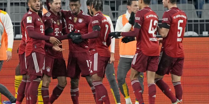 Dev maçta kazanan Bayern Münih