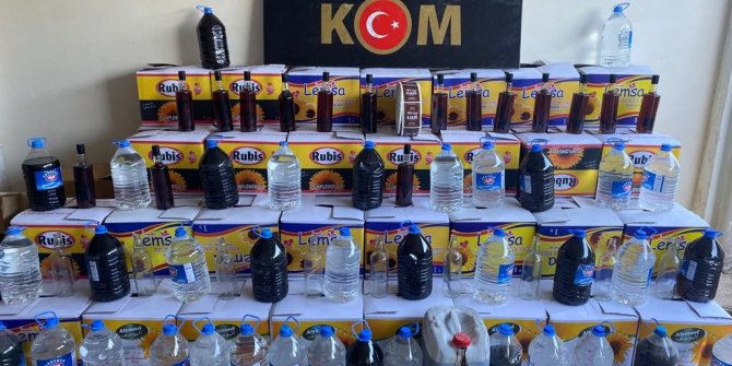 Kaçak alkol üreticilerine operasyon