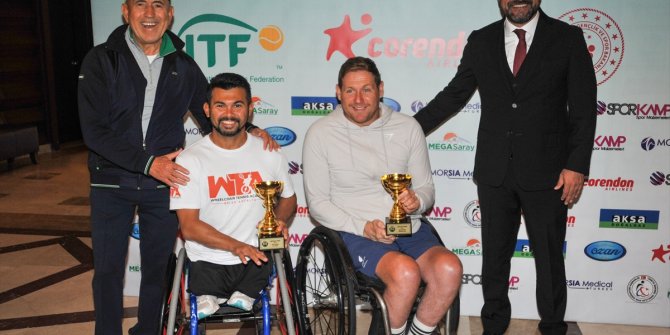 Uluslararası Tekerlekli Sandalye Tenis Antalya Open Turnuvası sona erdi