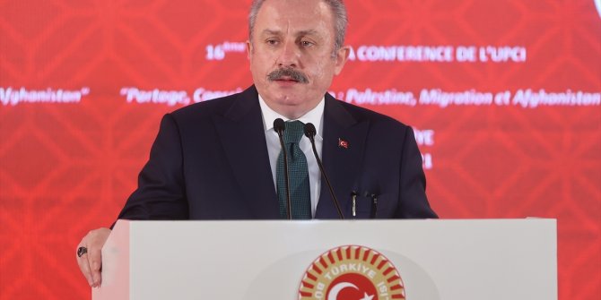 TBMM Başkanı Mustafa Şentop, İSİPAB 16. Konferansı'nda konuştu: