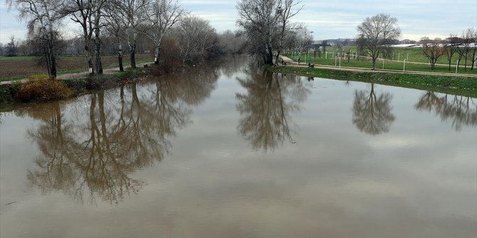 Trakya'da son yağışlar nehirlerin su debisini artırdı