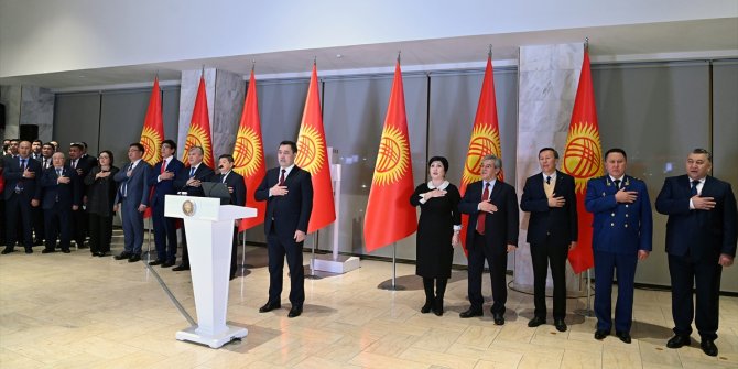 Caparov, Kırgızistan'ın bağımsızlığının 30. yılı dolayısıyla resepsiyon verdi
