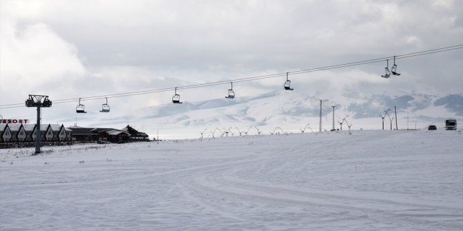 Cıbıltepe'de kayak sezonu için yeterli seviyede kar bekleniyor