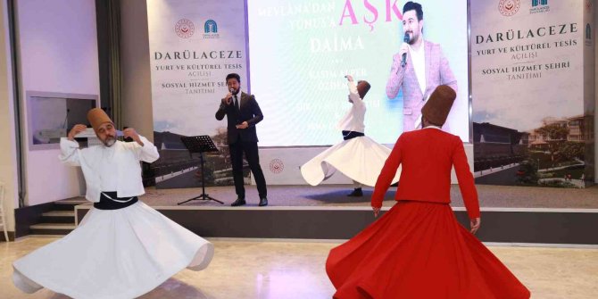 Mevlana ve Yunus Emre Darülaceze’de şiirlerle anıldı