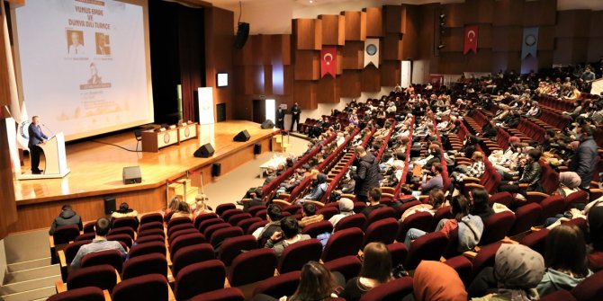 TDK Başkanı Gülsevin, "Yunus Emre ve Dünya Dili Türkçe" panelinde konuştu: