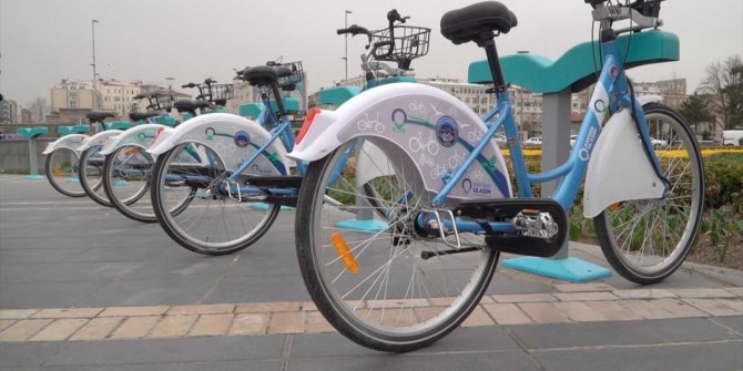 Kayserililer şehir içi ulaşımda bisikletle 2,9 milyon kilometre pedal çevirdi