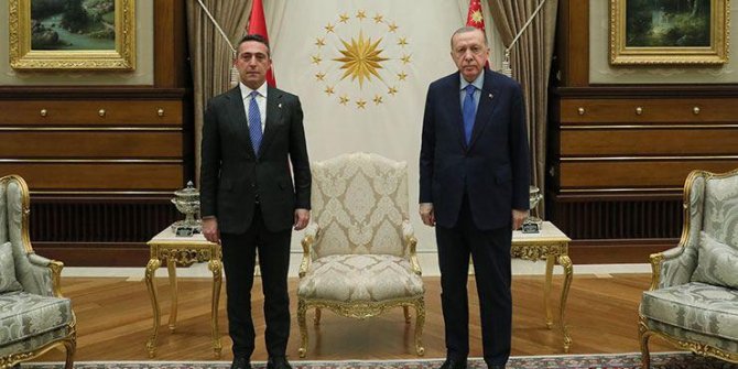 Cumhurbaşkanı Erdoğan, Fenerbahçe Başkanı Koç'u kabul etti