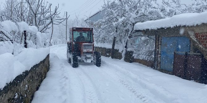 Bartın’da kar kalınlığı 78 santimetreye ulaştı