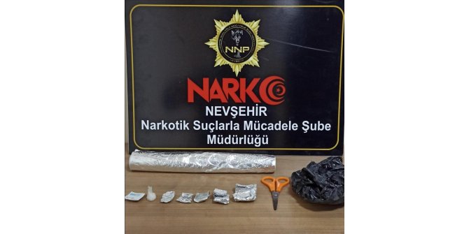 Nevşehir'de uyuşturucu operasyonunda bir kişi tutuklandı