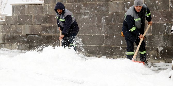 Erzurum'da karla mücadeleye 150 milyon liralık bütçe