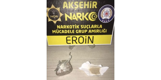 Akşehir’de uyuşturucu operasyonunda 3 kişi tutuklandı
