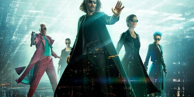 Matrix serisinin 4. filmi 'The Matrix Resurrections' bugün vizyona girecek