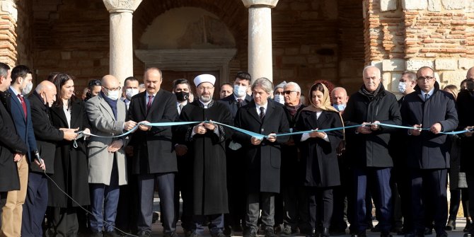 Enez Ayasofya Camisi'nin açılış töreni yapıldı