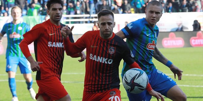 Gaziantep, Rize'den 3 puanı tek golle aldı
