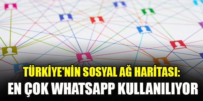 Türkiye'nin sosyal ağ haritası: En çok WhatsApp kullanılıyor