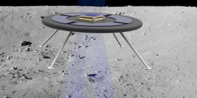 Ay üzerinde gezebilecek 'uçan daire' tasarlandı