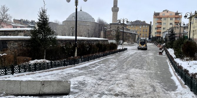 Doğu Anadolu'da soğuk hava nedeniyle buzlanmalar oluştu