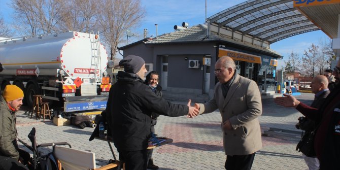Emirgazi Belediye Başkanı Nurişen Koçak, dizi setini ziyaret etti