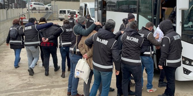 GÜNCELLEME - Bursa'da suç örgütü operasyonunda yakalananlardan 5'i tutuklandı