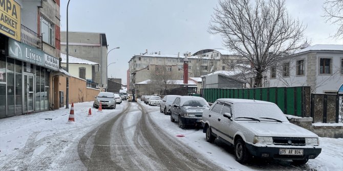 Erzurum, Ardahan ile Kars'ta kar ve soğuk hava etkili oluyor