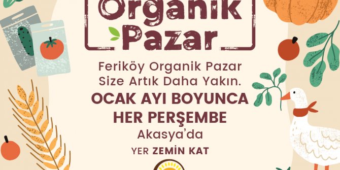 Organik ürünler her perşembe tüketiciyle buluşacak  