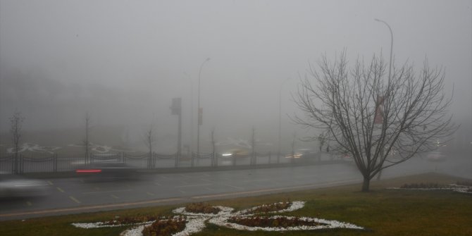 Gaziantep'te yoğun sis etkili oluyor