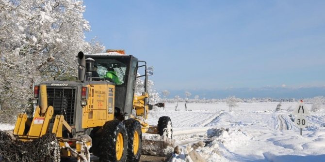 Sinop’ta kapalı köy yolları açılıyor