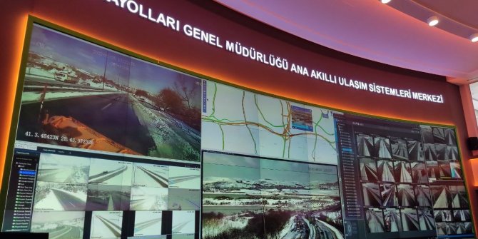 Karayolları Genel Müdürlüğü, güncel yol durumunu 7/24 takip ediyor