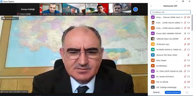 Tarımsal Kuraklık Eylem Planı için online toplantı