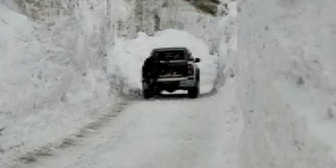 3 günde açılan 1,5 kilometrelik yol 3 saatte kapandı