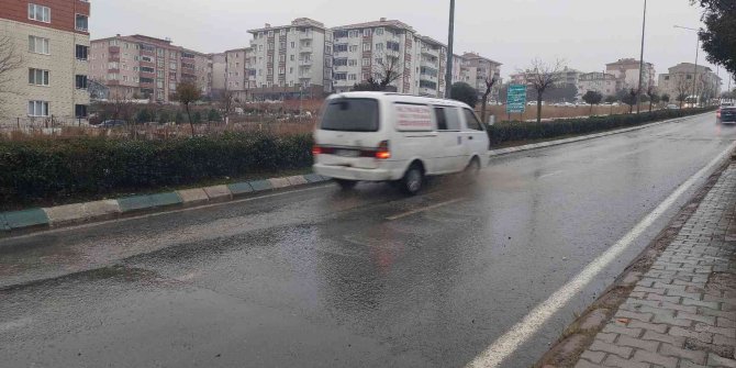 Tekirdağ’da sağanak yağış